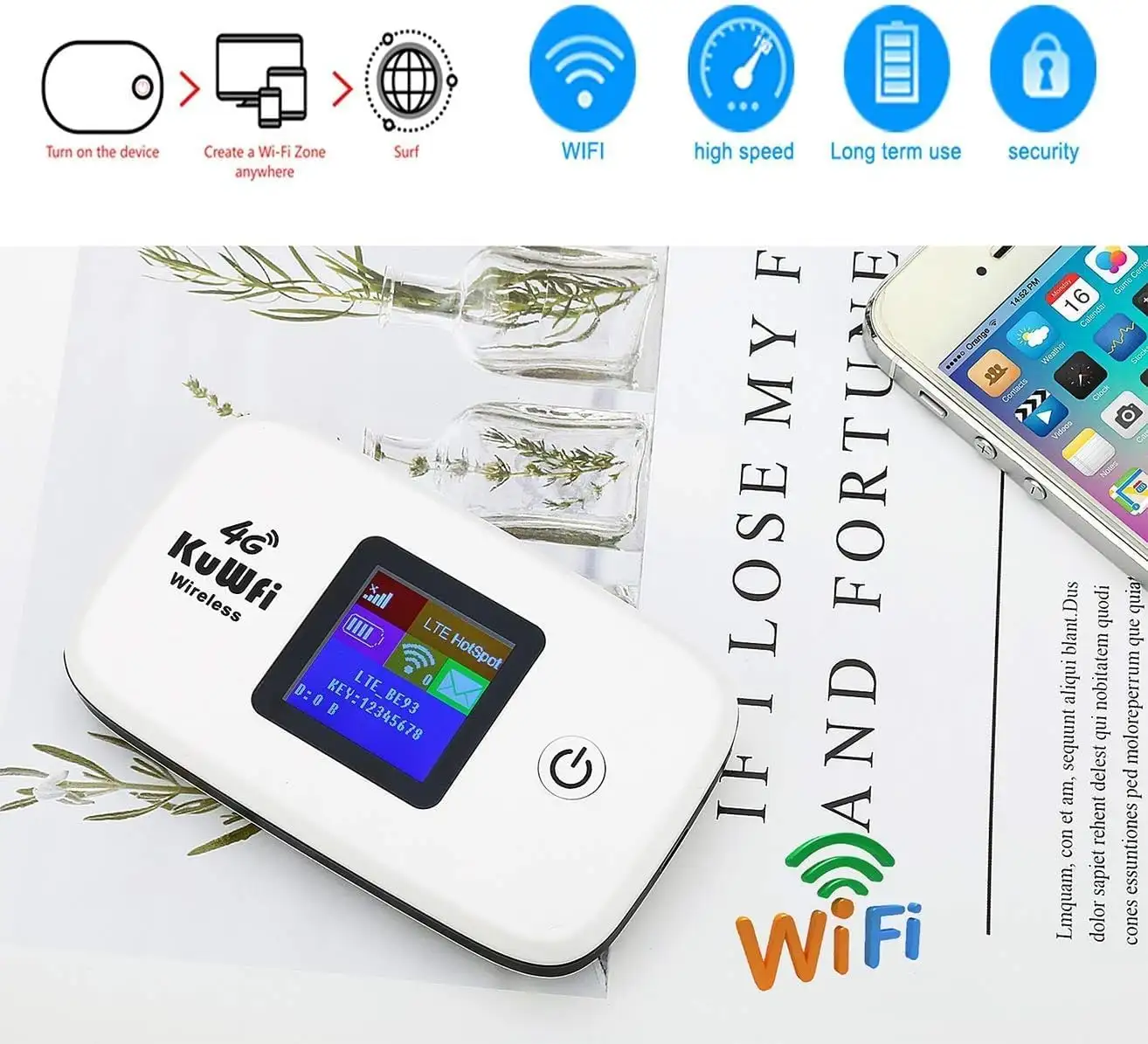 KuWFi 4G LTE Unlocked, AT&TT-Mobile Users - 7132PRyGgdL._AC_SL1314_
